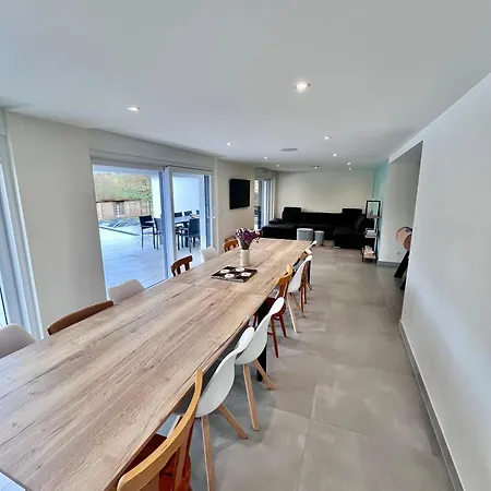 فيلة Privee 230m2/ Piscine Debordement/billard-babyfoot-boulodrome-flipper/strasbourg