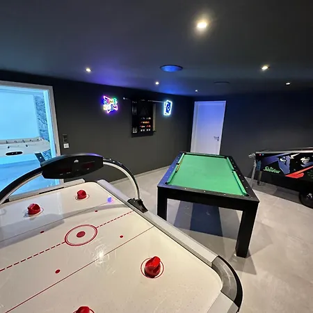 Privee 230m2/ Piscine Debordement/billard-babyfoot-boulodrome-flipper/strasbourg